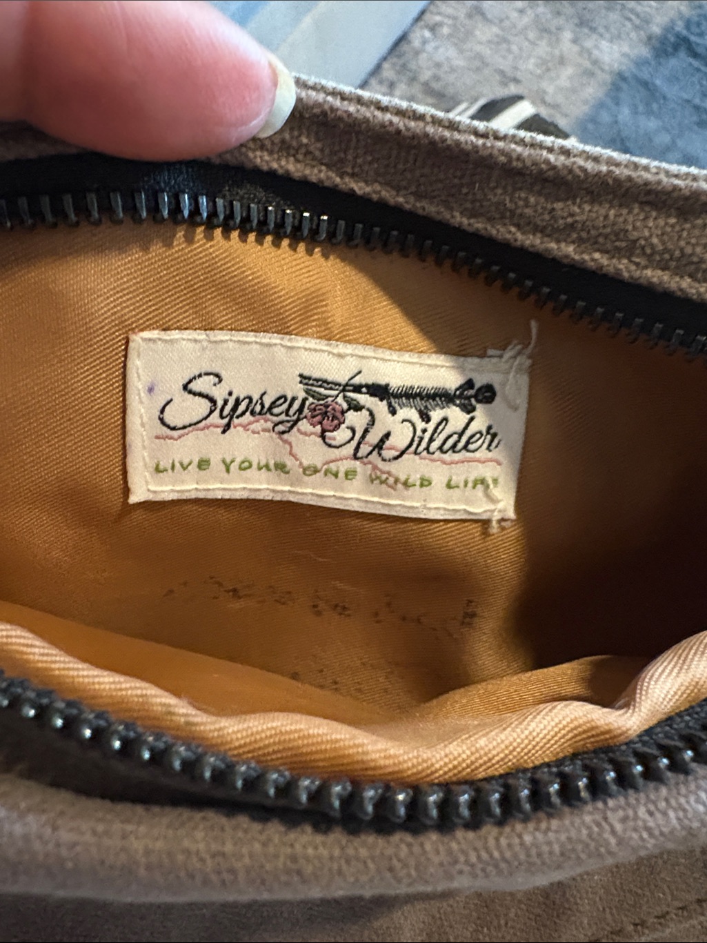 Sipsey Wilder-Canvas Crossbody Bag - Brown — image 4 of 4